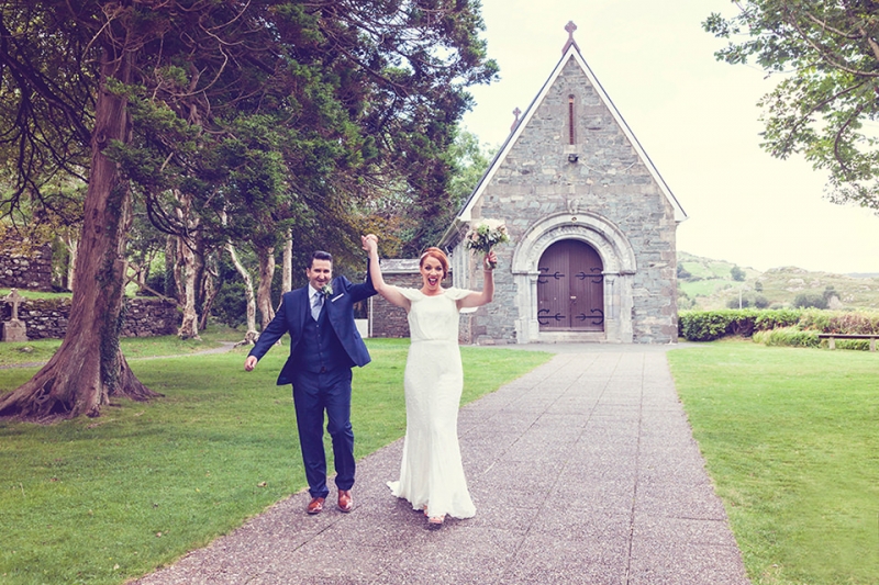 Gougane Beara-woodland-Wedding-emerandthomas-Cork-West Cork-church